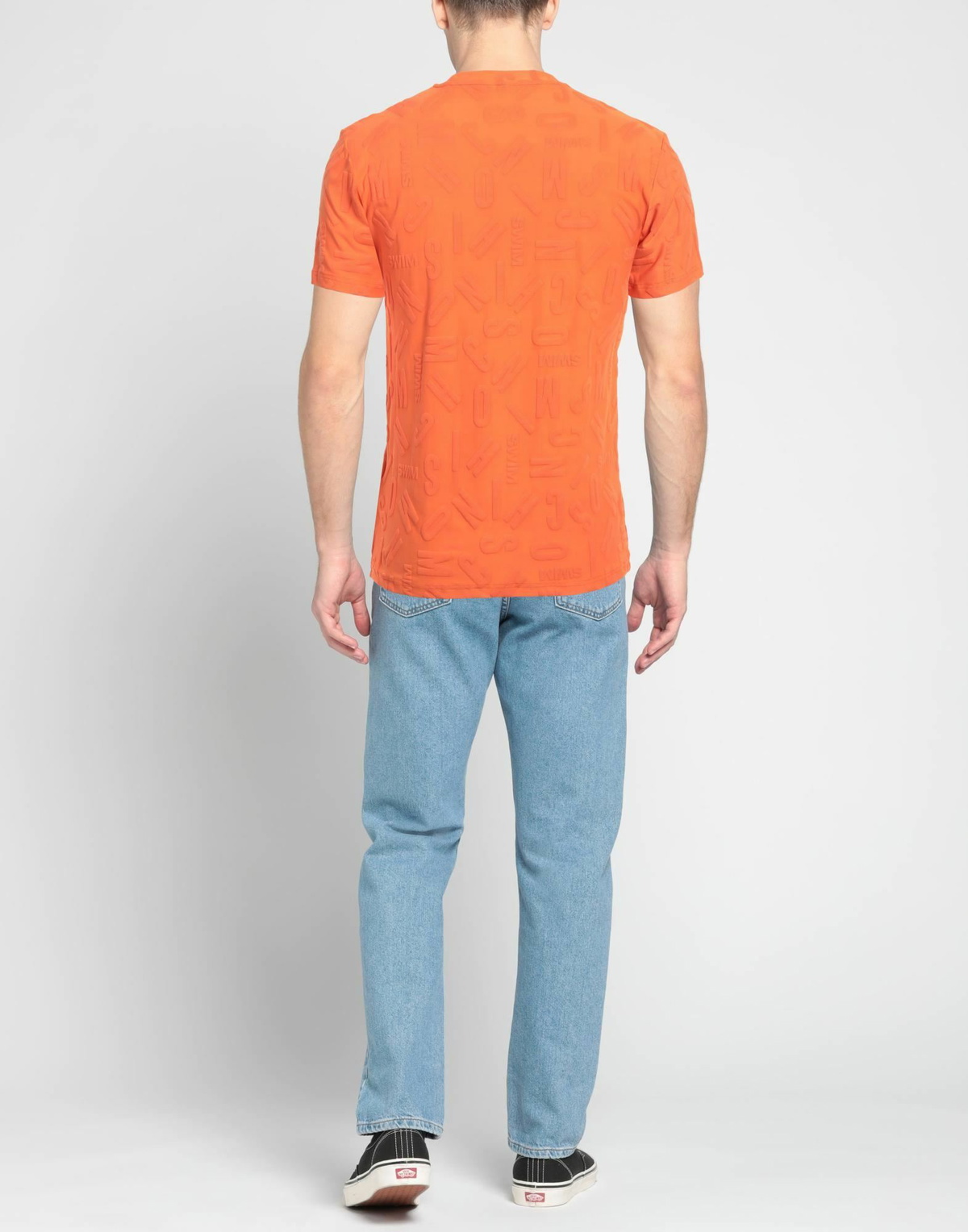 Moschino Mens T-shirt in Orange