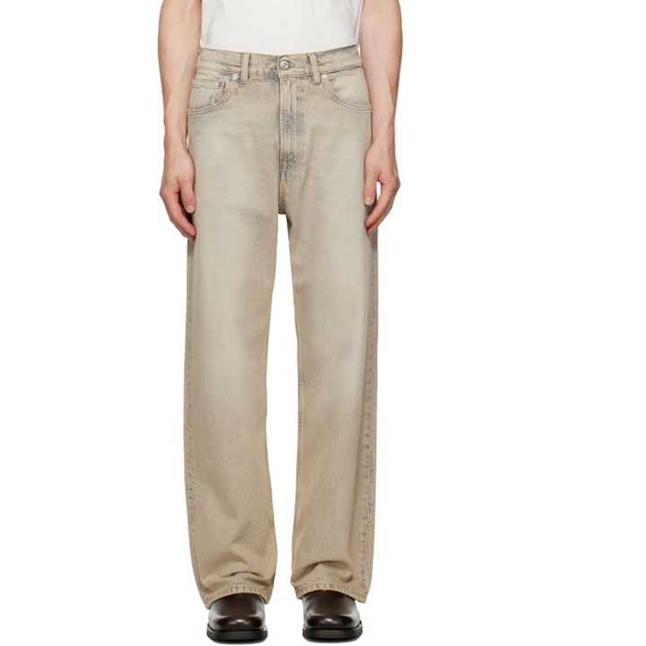 Photo: OUR LEGACY Beige Third Cut Jeans