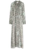 Forte_forte Printed Silk-chiffon Maxi Dress Cream