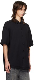 Greg Lauren Black Terry Studio Shirt