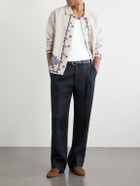Kartik Research - Bead-embellished Embroidered Linen Jacket - Neutrals