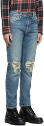 Nudie Jeans Blue Gritty Jackson Jeans