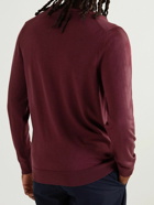 Mr P. - Slim-Fit Merino Wool Sweater - Burgundy