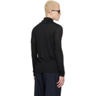 Jil Sander Black LS Zip Polo