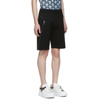 Neil Barrett Black Scuba String Shorts