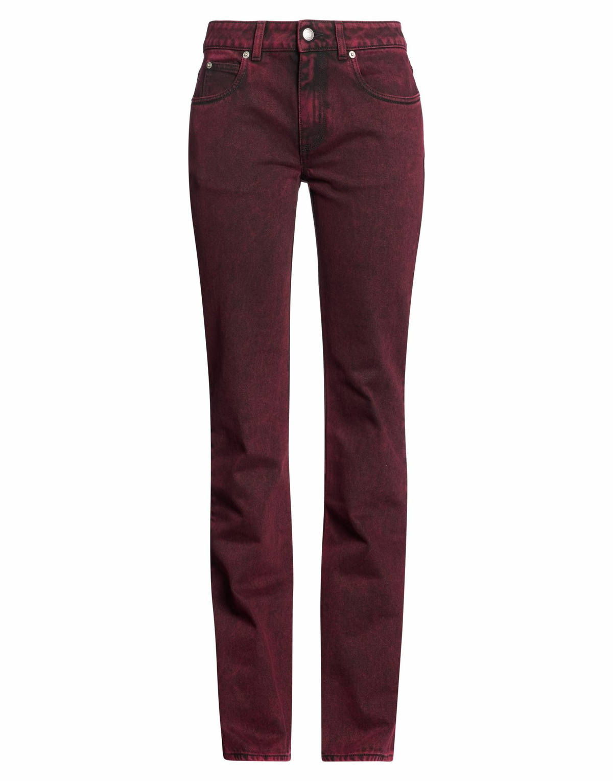 Mcqueen Womens Jeans Garnet