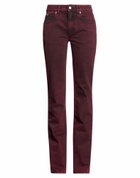 Mcqueen Womens Jeans Garnet