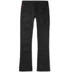 Saint Laurent - Slim-Fit Flared Stretch-Denim Jeans - Men - Black