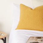 HOMMEY Essential Boucle Cushion in Sunflower