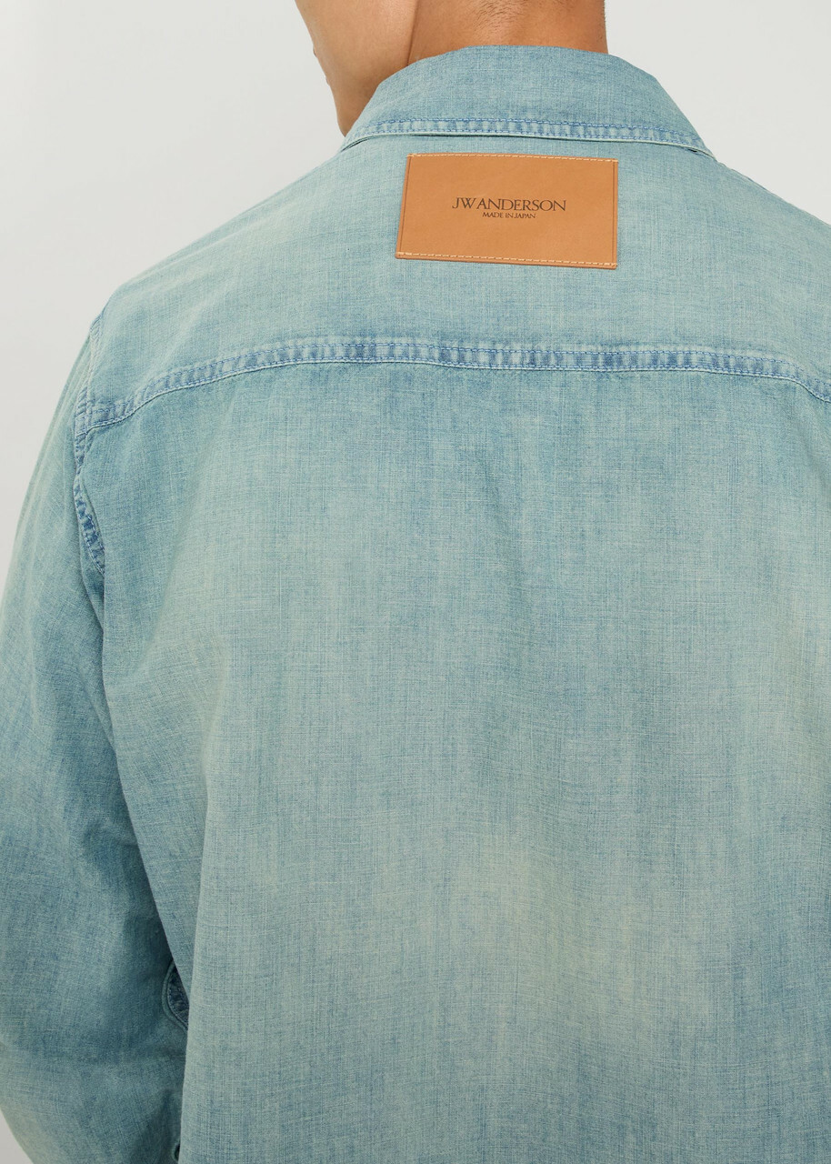 JW Anderson Chambray Denim Shirt Light Blue