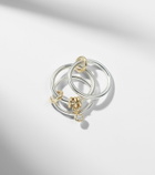 Spinelli Kilcollin Piera 925 sterling silver and 18kt gold ring with diamond