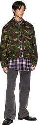 Martine Rose Green Camo Jacket