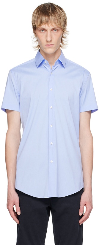 Photo: BOSS Blue Button Shirt