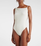 Entire Studios Torbid asymmetric jersey bodysuit
