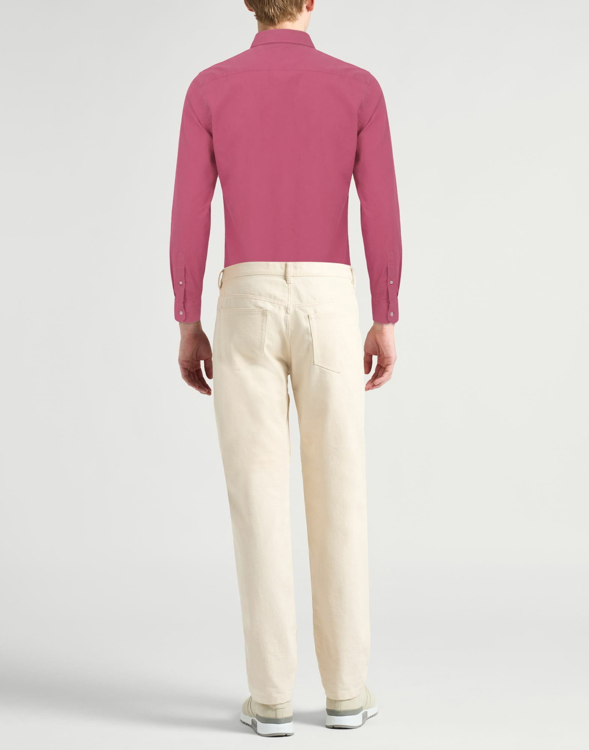 Fedeli Mens Shirt in Antique rose