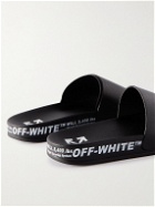 Off-White - Logo-Print Rubber Slides - Black
