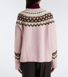 Arch4 Loze Fair Isle cashmere cardigan