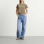 Agolde Women's Adine Shrunken T-Shirt in Trail