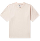 ADIDAS ORIGINALS - Adicolor Premium Logo-Appliquéd Organic Cotton-Jersey T-Shirt - Neutrals