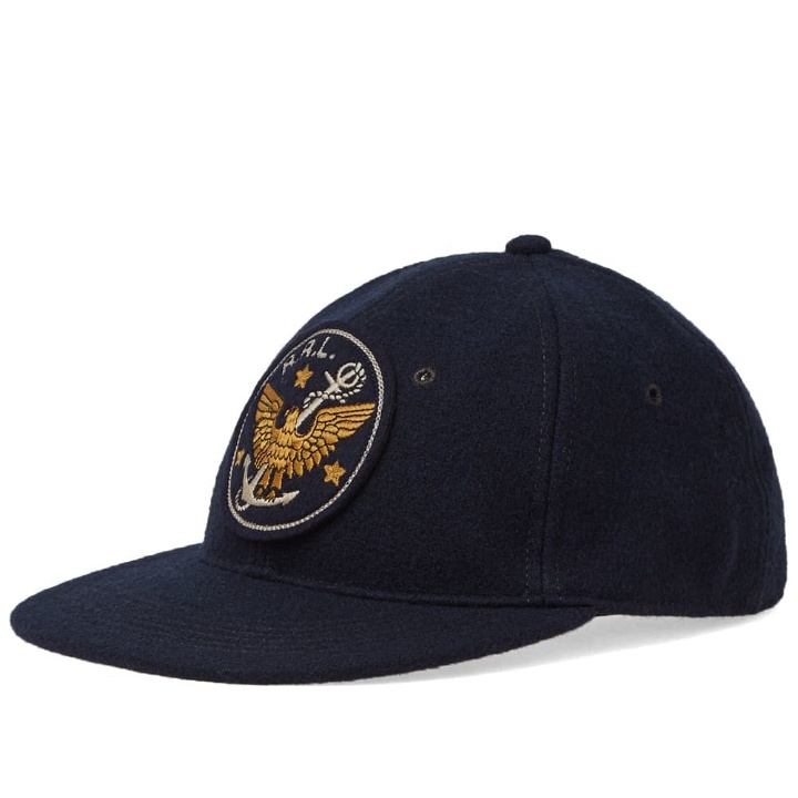 Photo: RRL Fitted Ball Cap Navy