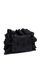 Simone Rocha Pillowcase Embroidered Padded Clutch - Black - One Size