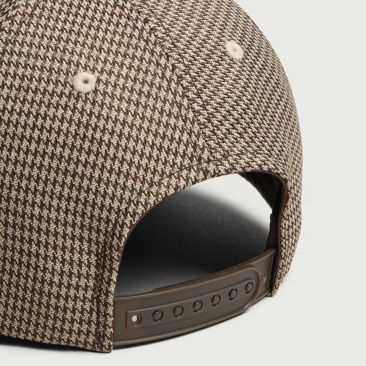 Dime Men's Classic Houndstooth Low Pro Cap in Camel