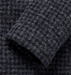 MP Massimo Piombo - Robbie Shawl-Collar Double-Breasted Checked Alpaca-Blend Coat - Gray