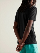 Nike Tennis - NikeCourt Logo-Embroidered Dri-FIT Tennis Polo Shirt - Black