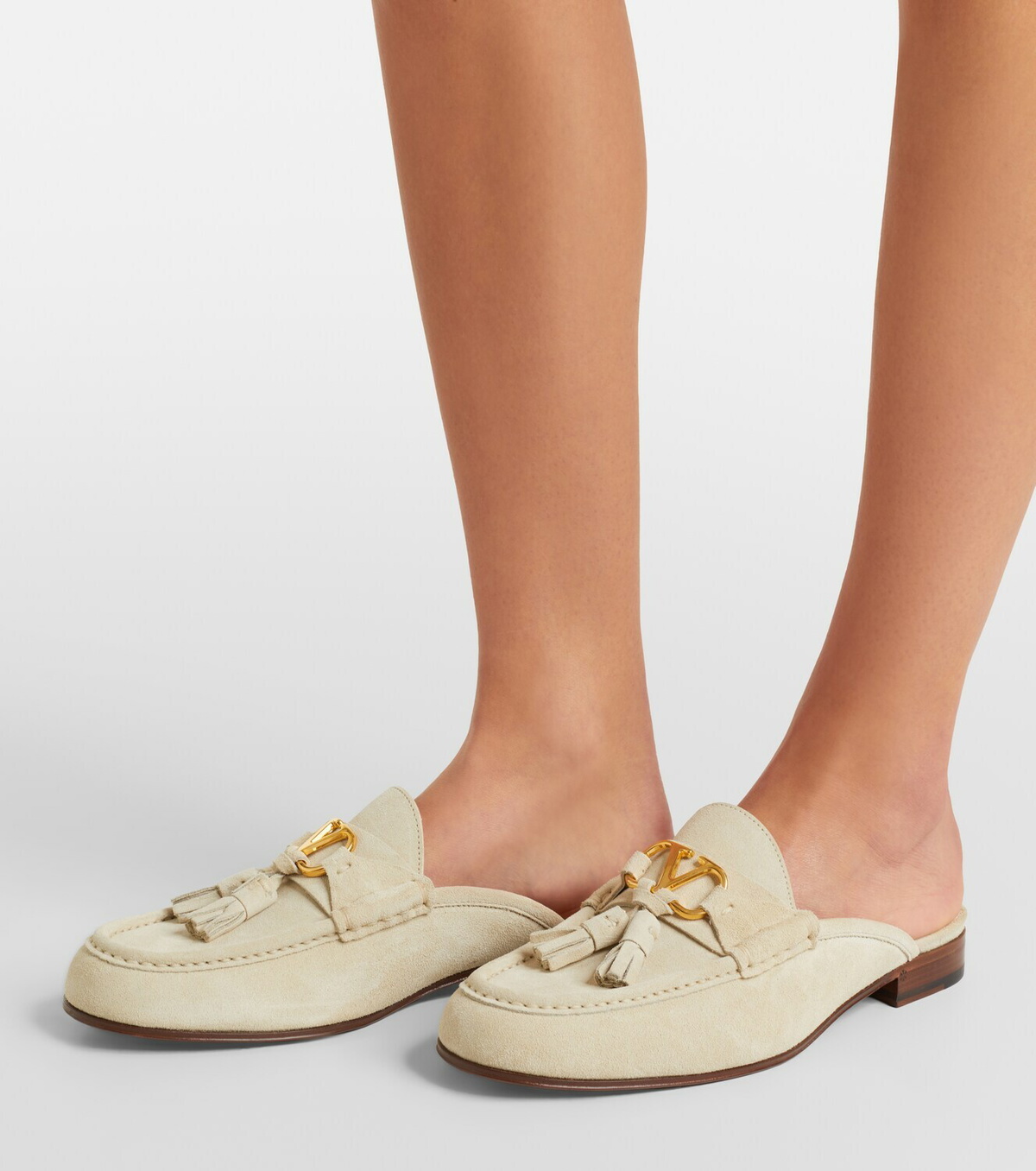 Valentino Garavani VLogo suede loafers
