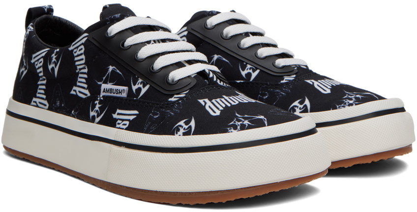 AMBUSH Black & White Vulcanized Sneakers
