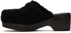 Recto Black Bohemian Clogs