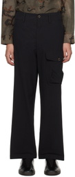 UMA WANG Black Paxton Cargo Pants