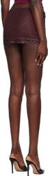 Miaou Black Elektra Miniskirt