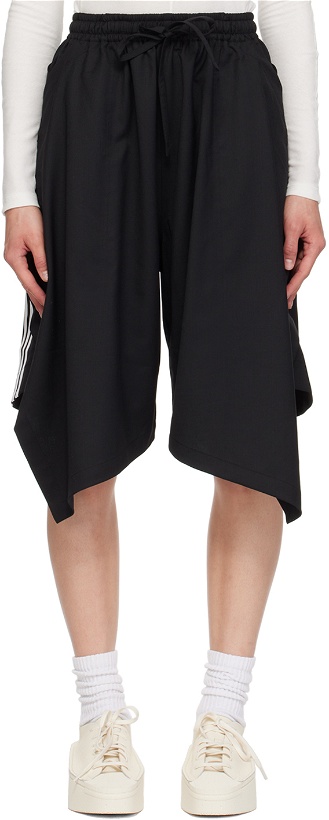 Photo: Y-3 Black Refined Woven Shorts