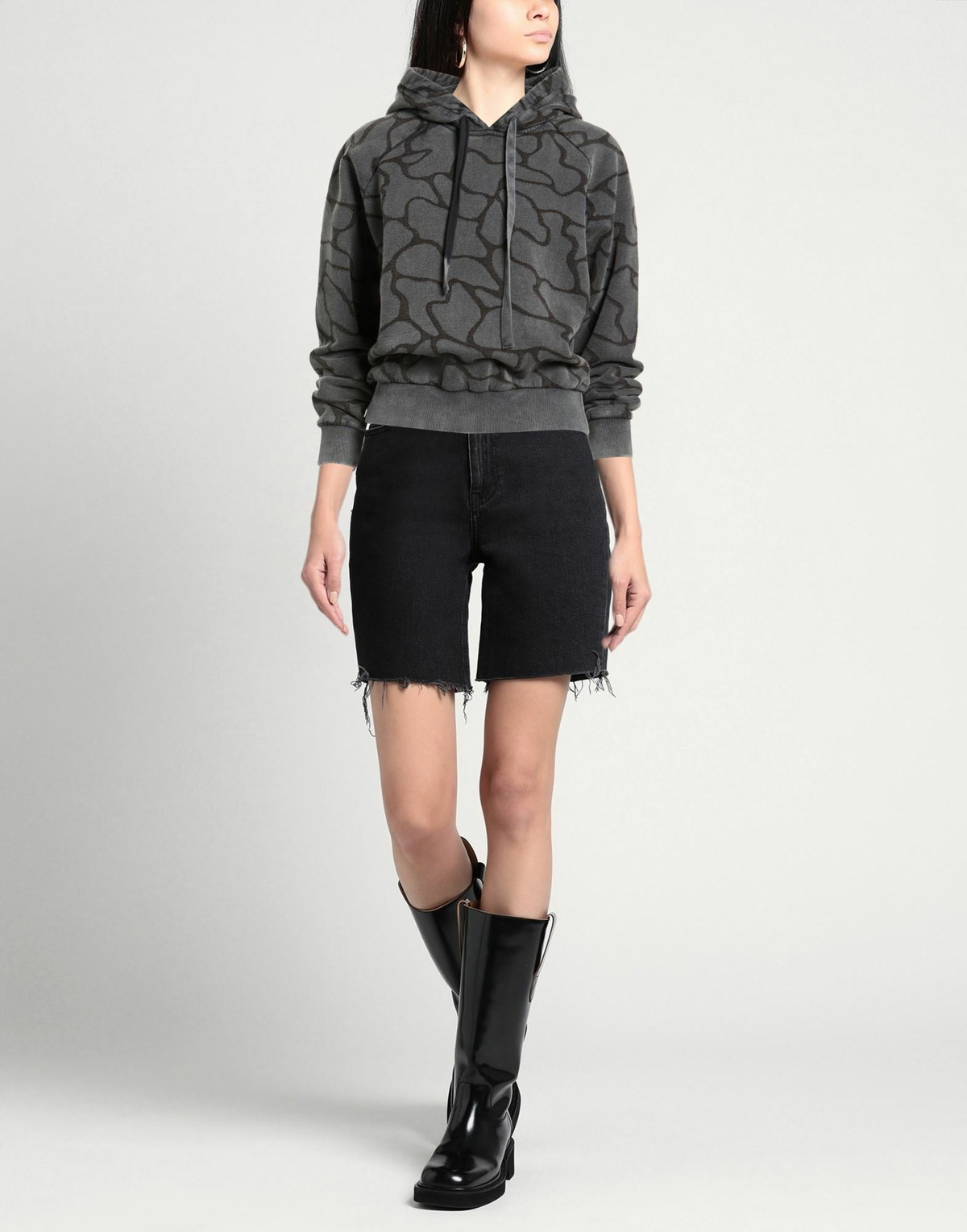 Crossley Womens Sweatshirt in Charcoal