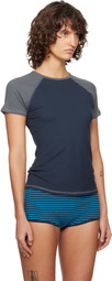 Paloma Wool Navy & Gray Cruiff T-shirt