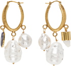 Erdem Gold Hoop Earrings