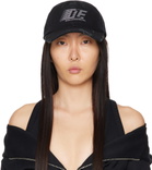 Dion Lee Black DL Electric Denim Cap