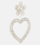 Magda Butrym - Crystal-embellished heart earrings