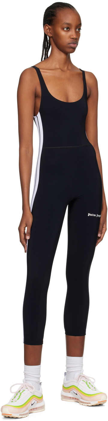 Palm Angels Black Track Training Jumpsuit