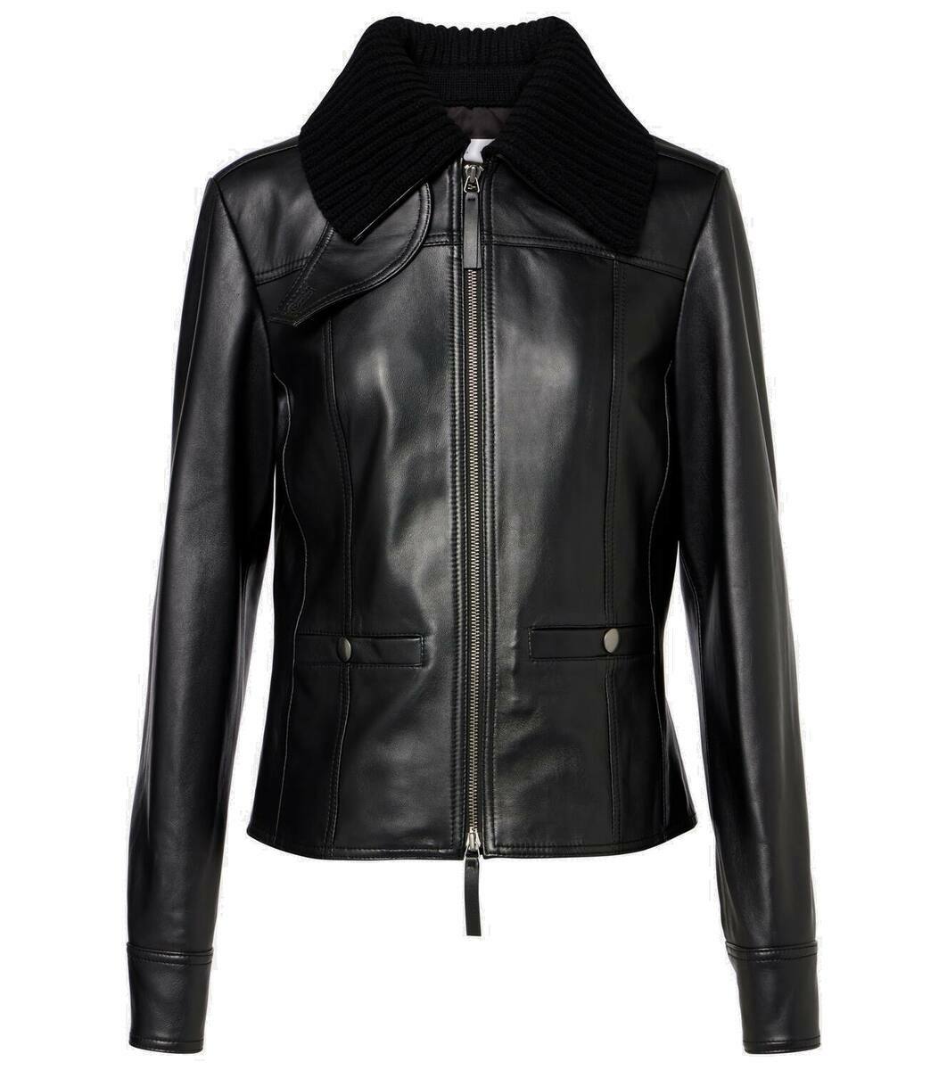 Proenza Schouler Judd shearling-trimmed leather jacket