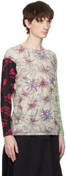 Chopova Lowena Multicolor Palooza Long Sleeve T-Shirt