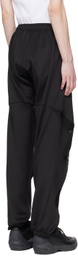 Olly Shinder SSENSE Exclusive Black Tri-Zip Sweatpants