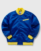 Mitchell & Ness Nba Heavyweight Satin Jacket Golden State Warriors Blue - Mens - College Jackets