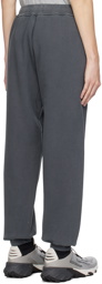 Stone Island Gray Garment-Dyed Sweatpants