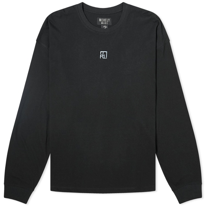 Photo: Merely Made Men's Long Sleeve T-Shirt in Black