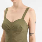 Peachy Den Women's Dylan Romper Dress in Leaf