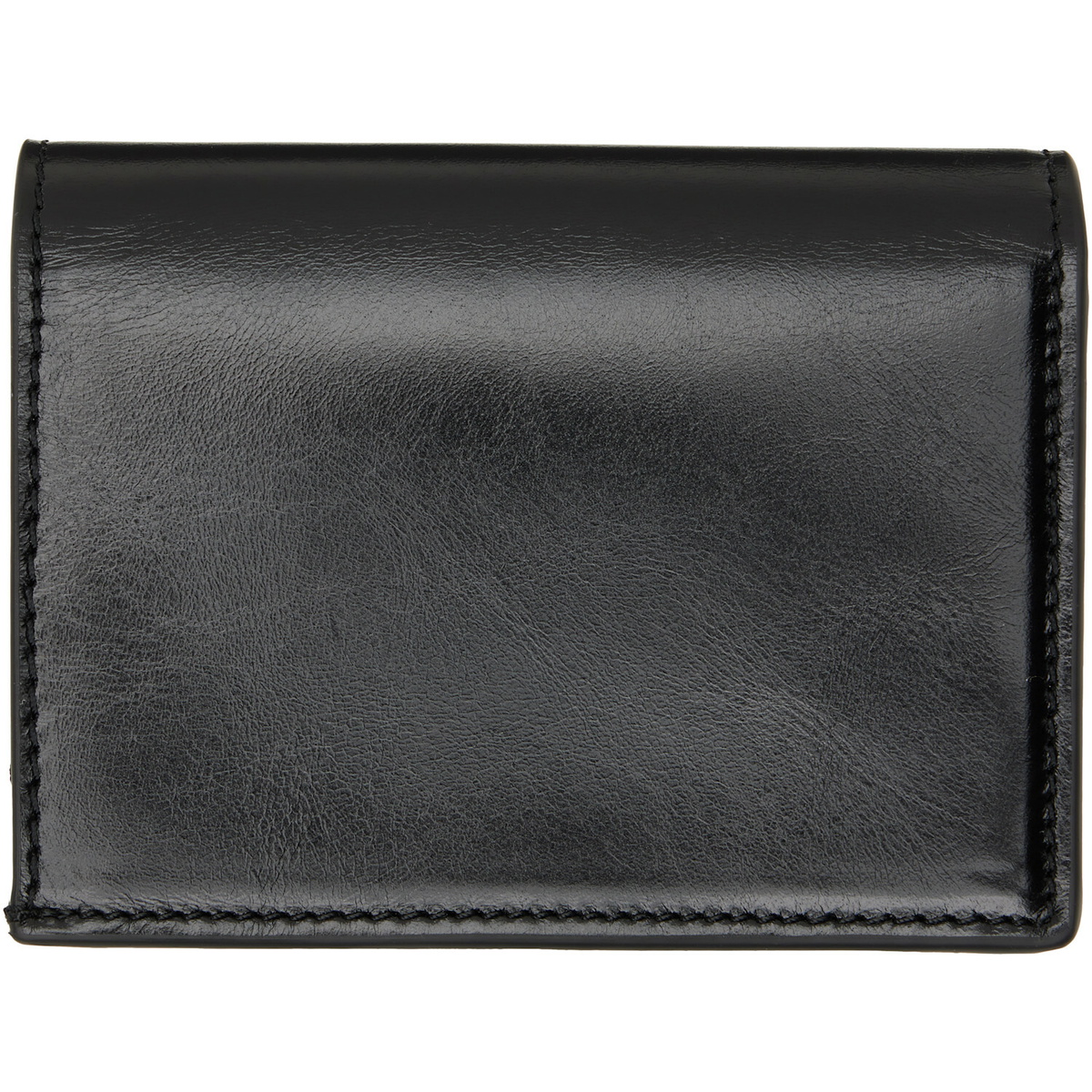 Versace Black Roomy Leather Wallet