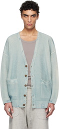 R13 Blue Oversized Cardigan