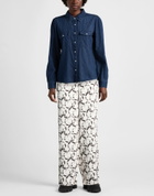 Jijil Womens Pants Ivory